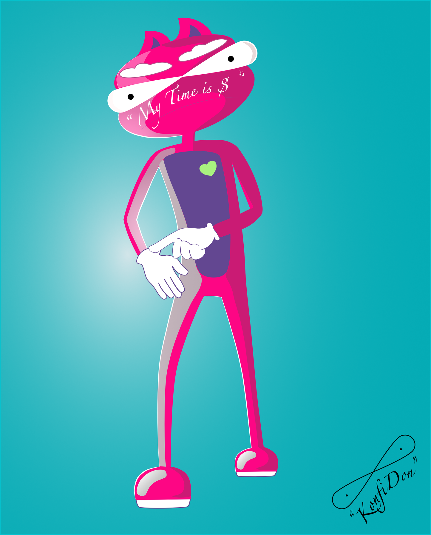 1B1 “My time is $” piece 1of7